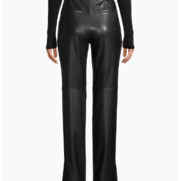 Toccin Iris Faux Leather Pants - Picture 2 of 13